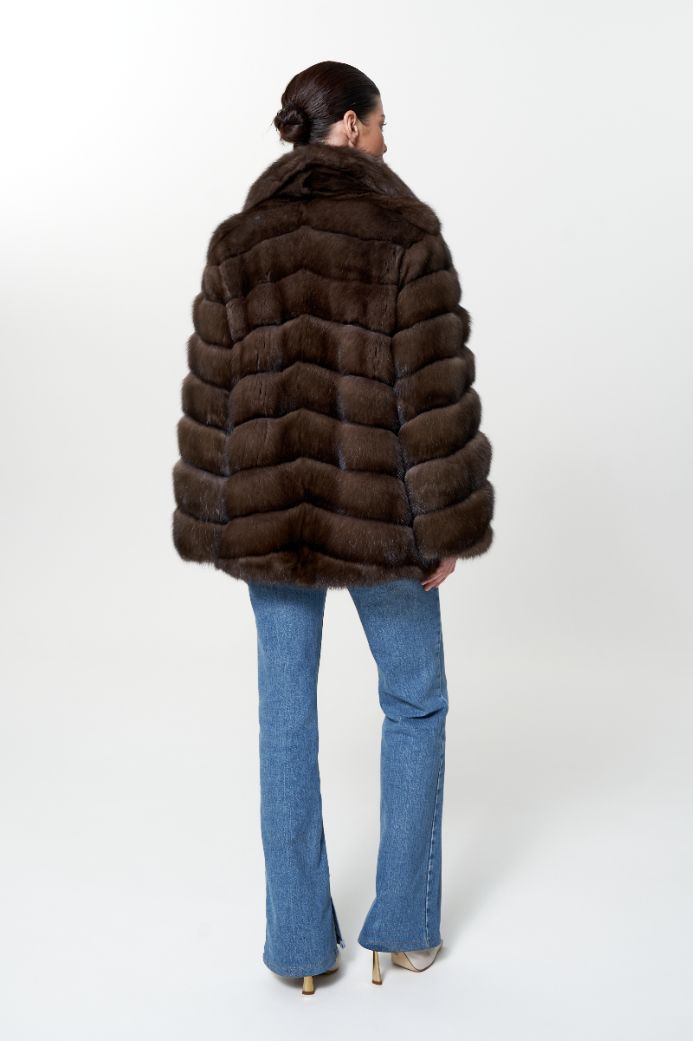 Шуба из меха соболя 1001