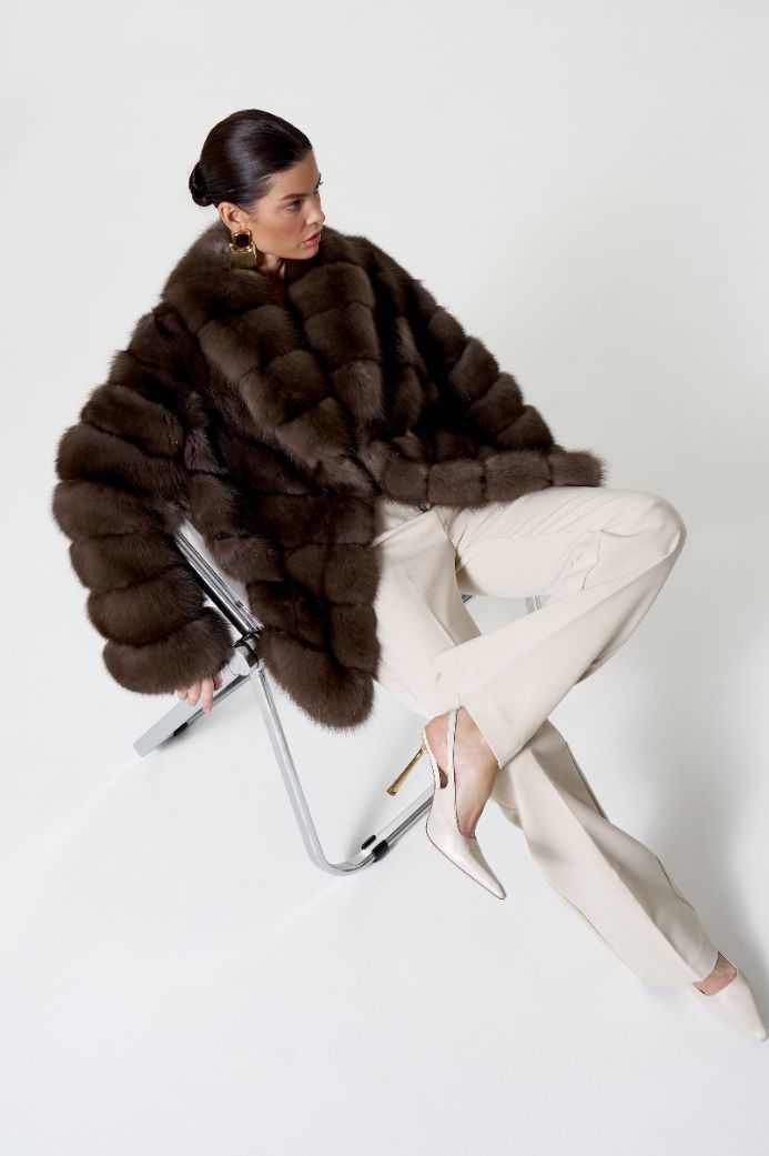 Шуба из куницы 1126