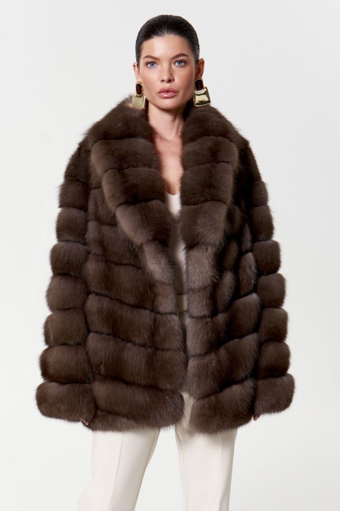 Шуба из куницы 1126