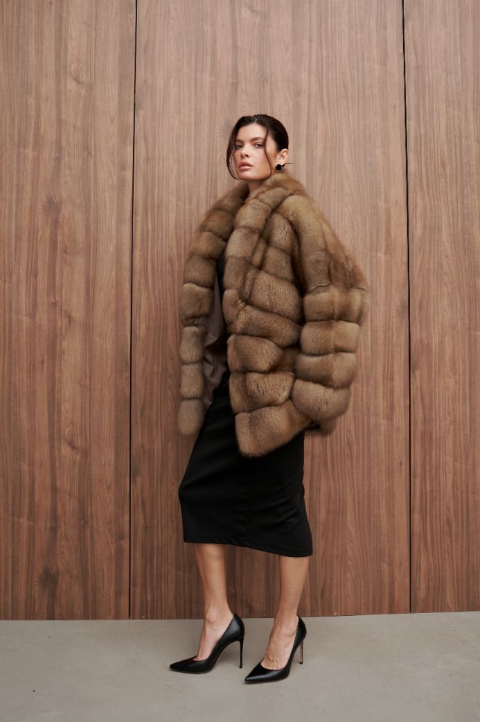 Шуба из куницы 1127