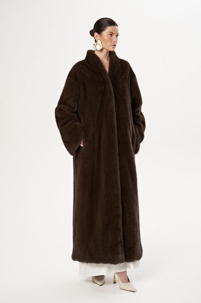 Шуба из норки 1217