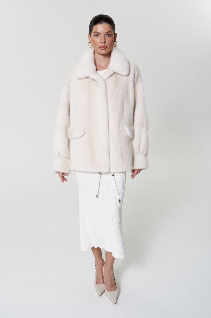 Норковый полушубок 2014