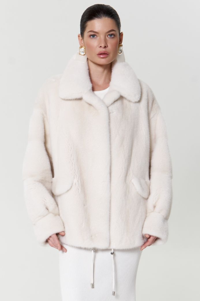 Норковый полушубок 2014