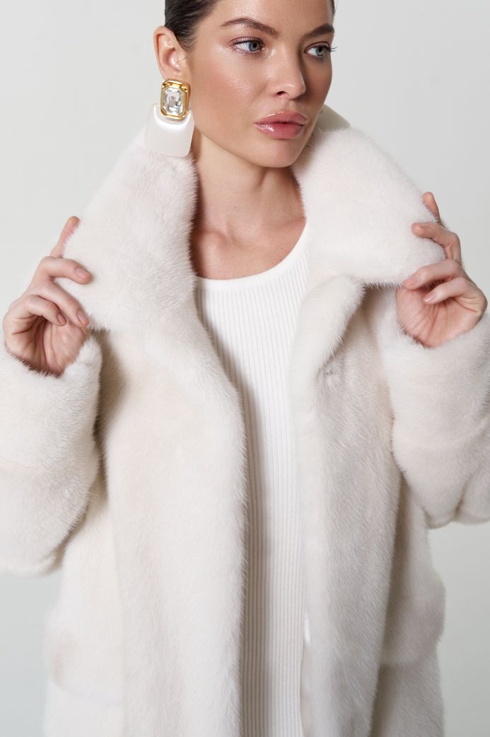 Норковый полушубок 2014