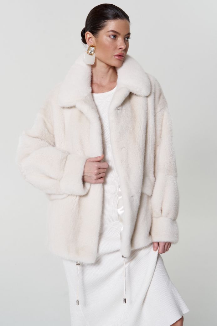 Норковый полушубок 2014