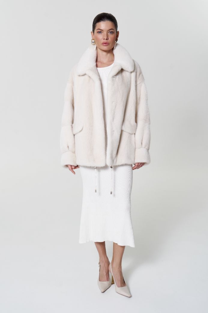 Норковый полушубок 2014