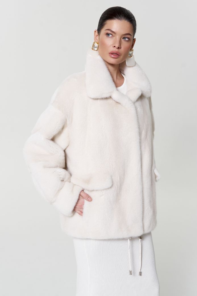 Норковый полушубок 2014